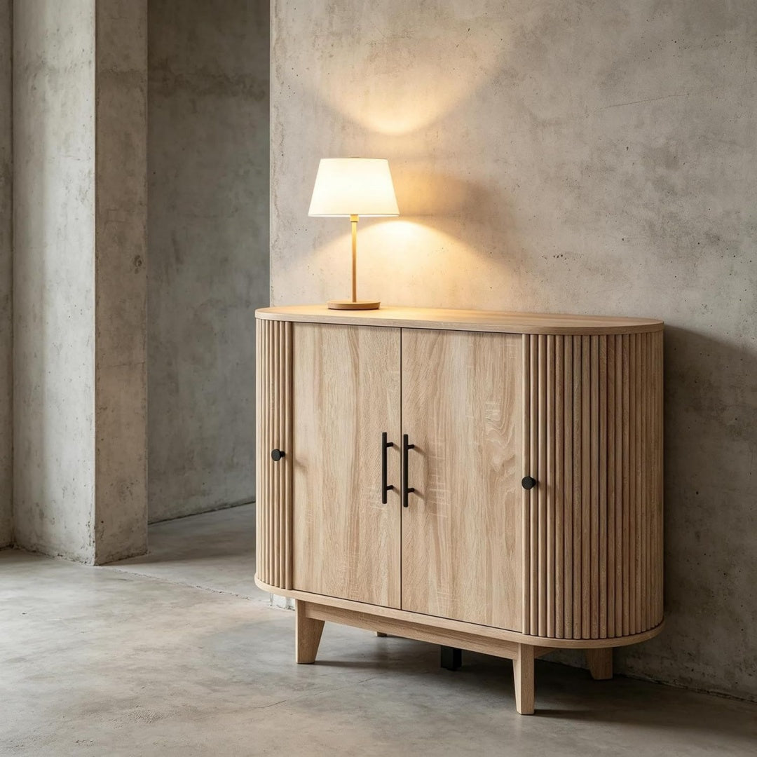 10 x 900 x 760 cm, marron credence en bois