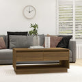 Table basse gris clair pratique et elegant 102.5 x 55 x 44 cm