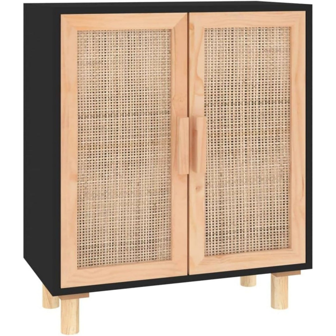 Enfilade marron, 30 x 60 x 70 cm rotin esprit naturel