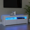 Gris fonce, banc TV en panneau de particules style moderne