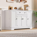 Buffet gris clair (40 x 138 x 80.5 cm), espace de rangement genereux