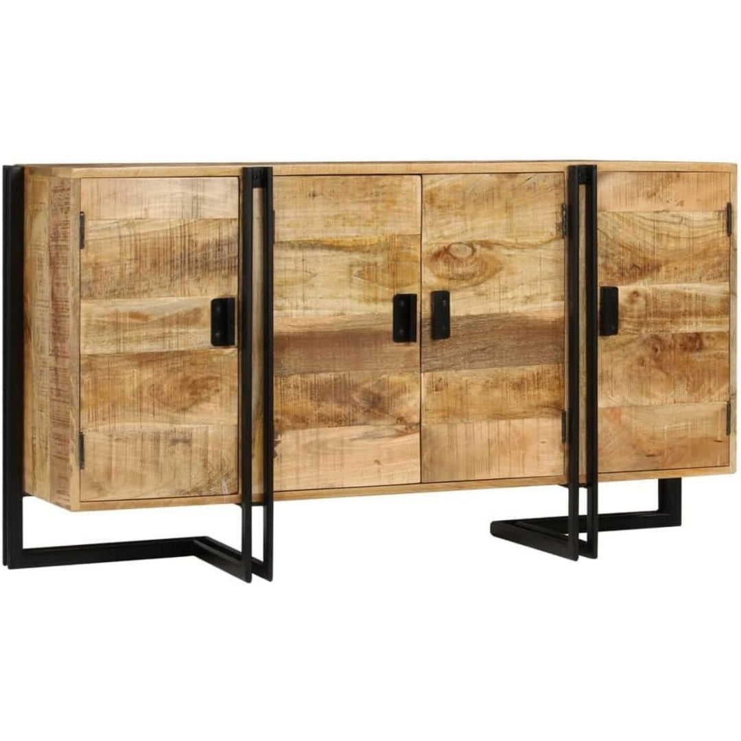 Commode industrielle marron 157 x 86 x 45 cm