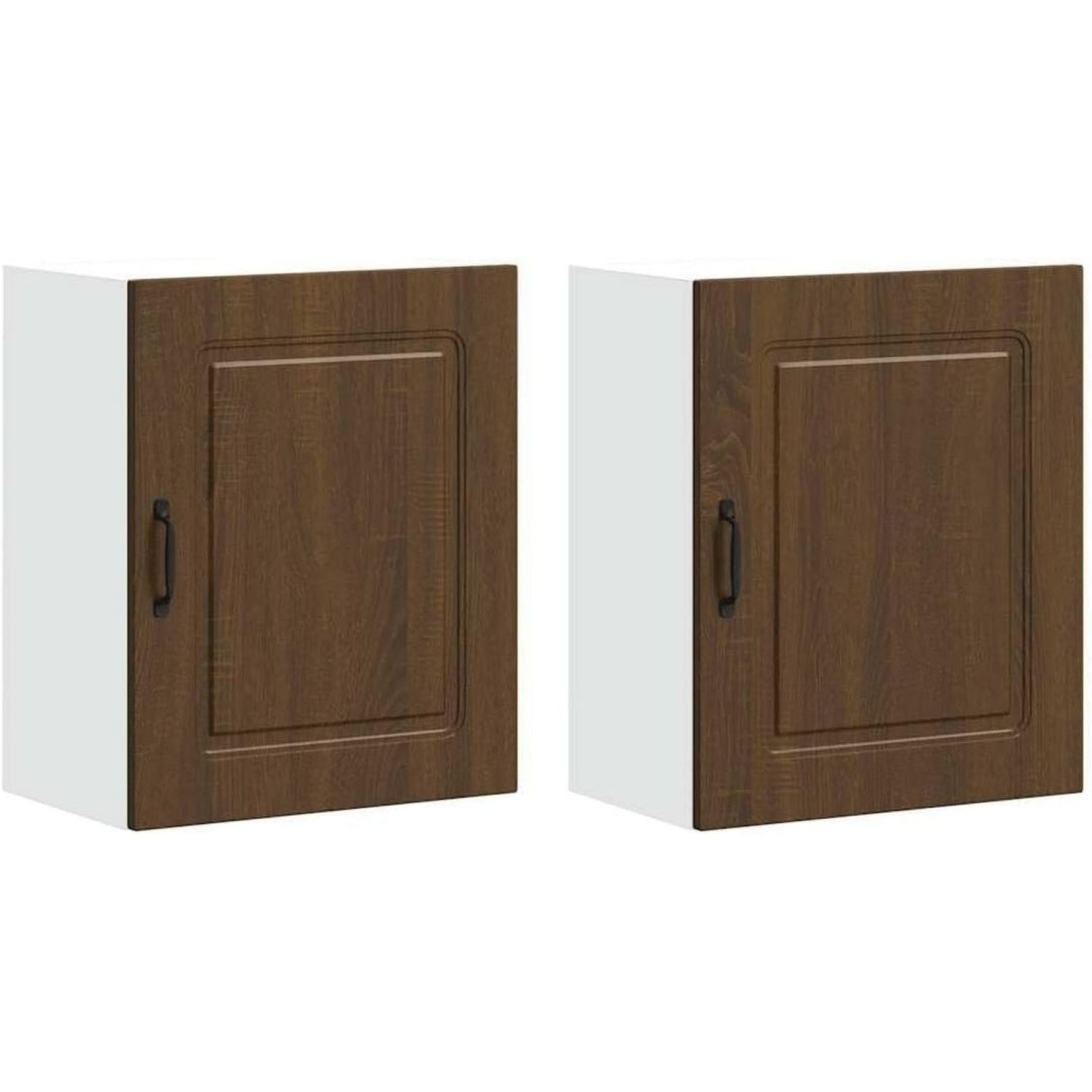 Armoire colonne en hevea finition or