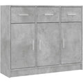 Credence gris 91 cm, de rangement pratique