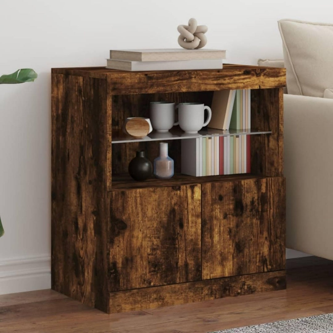 Buffet moderne bois d'ingenierie marron 60 x 37 x 67 cm