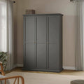 Armoire gris fonce en panneau de particules de qualite