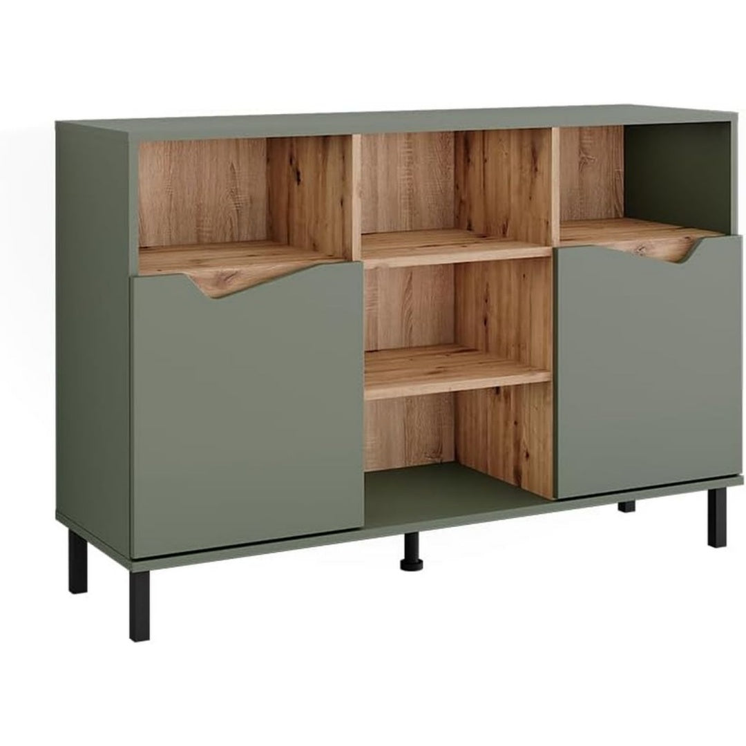 Design moderne commode creme 120 x 38 x 81.3 cm