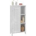 Malin, tour de rangement gris clair en bois style moderne