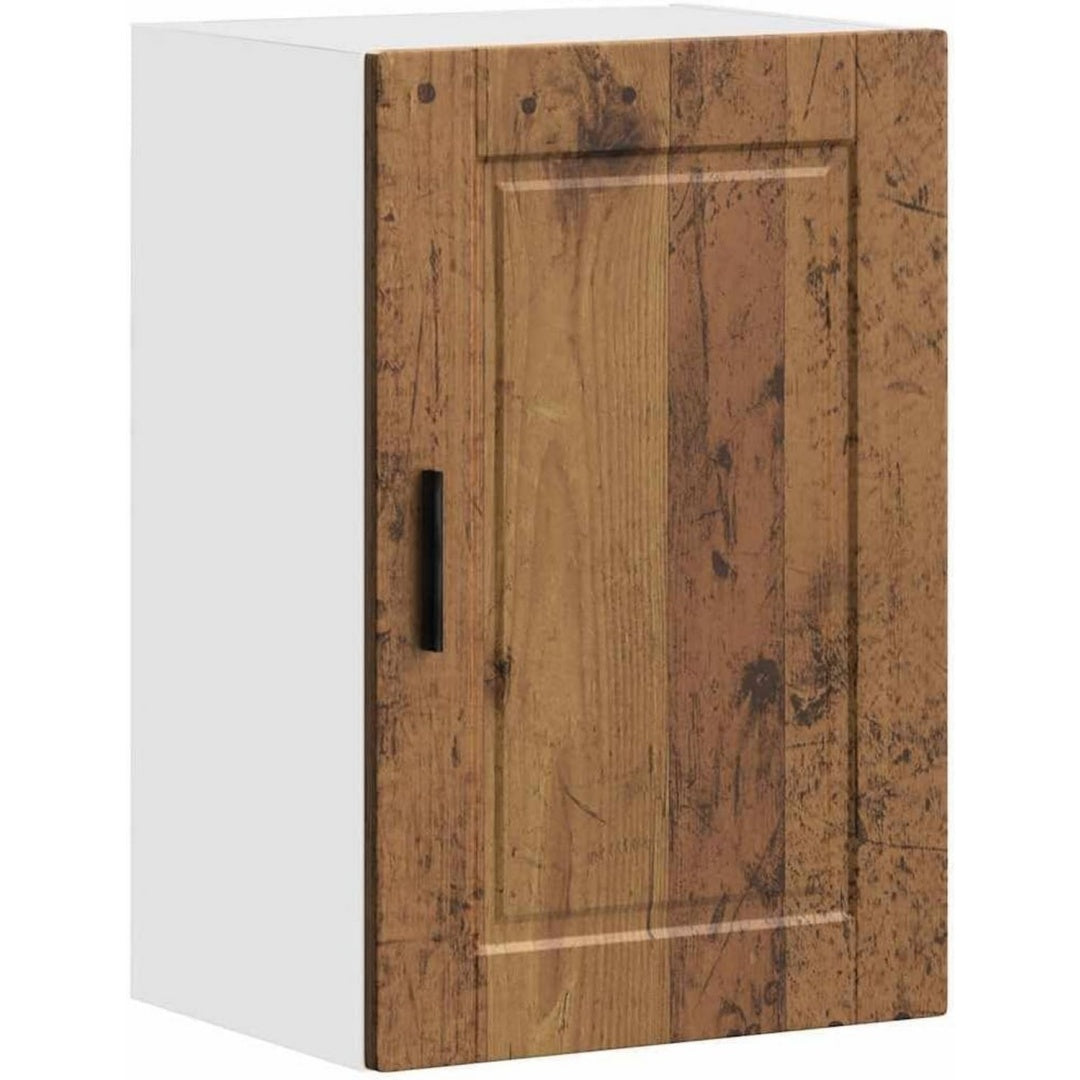 Rangement haut marron en bois, portes