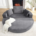 Canape gris, structure metallique ideal pour salon