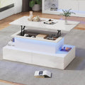 Table basse gris clair pour sejour 80 x 55 x 41 cm