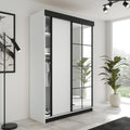 Gris clair armoire 167 x 205 x 59 cm gain de place