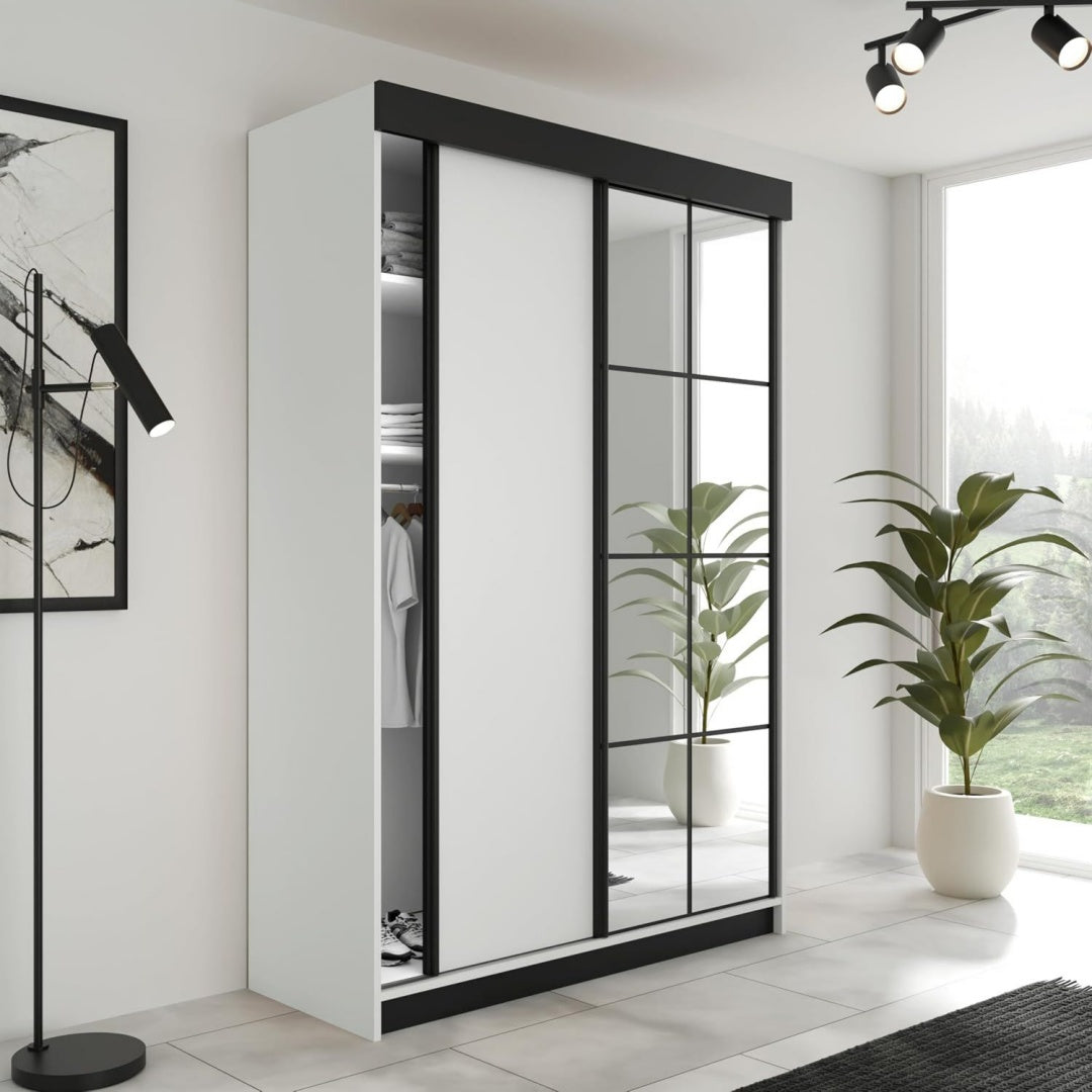 Gris clair armoire 167 x 205 x 59 cm gain de place