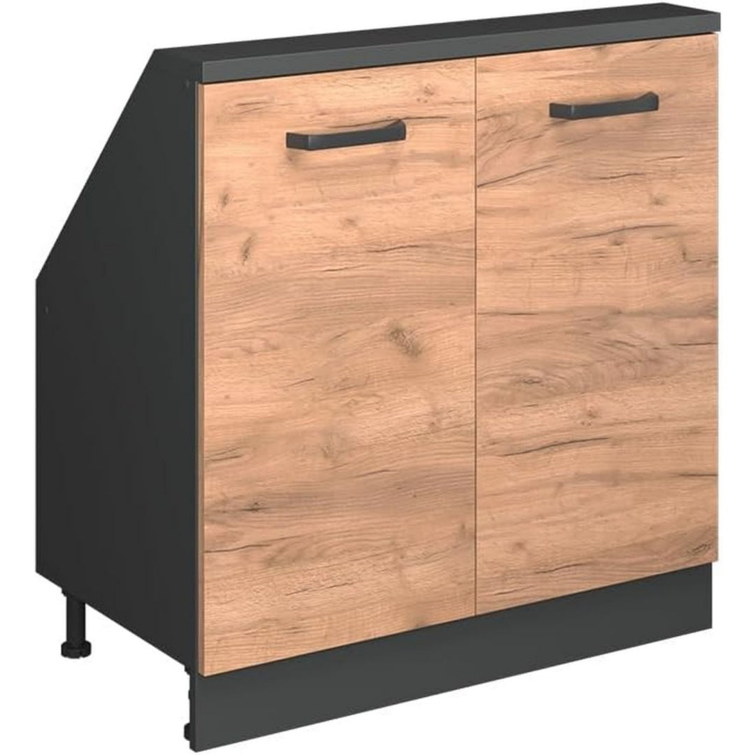 Marron armoire de rangement 80 x 46 x 83.8 cm