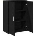 Noir buffet contemporain en bois
