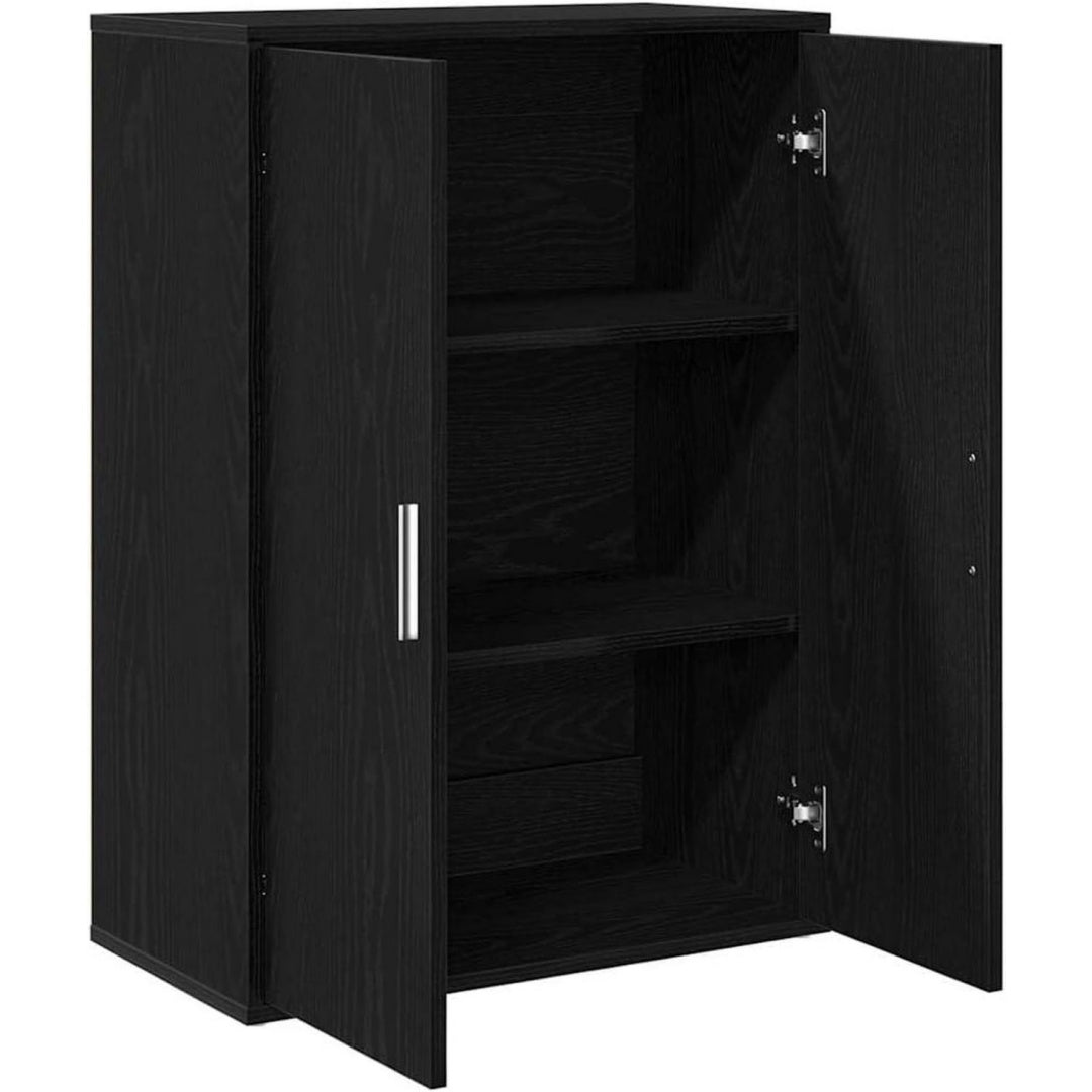 Noir buffet contemporain en bois