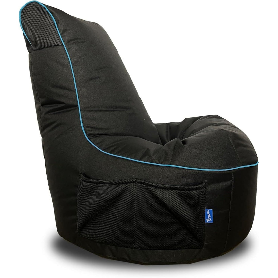 Fauteuil poire minimaliste noir