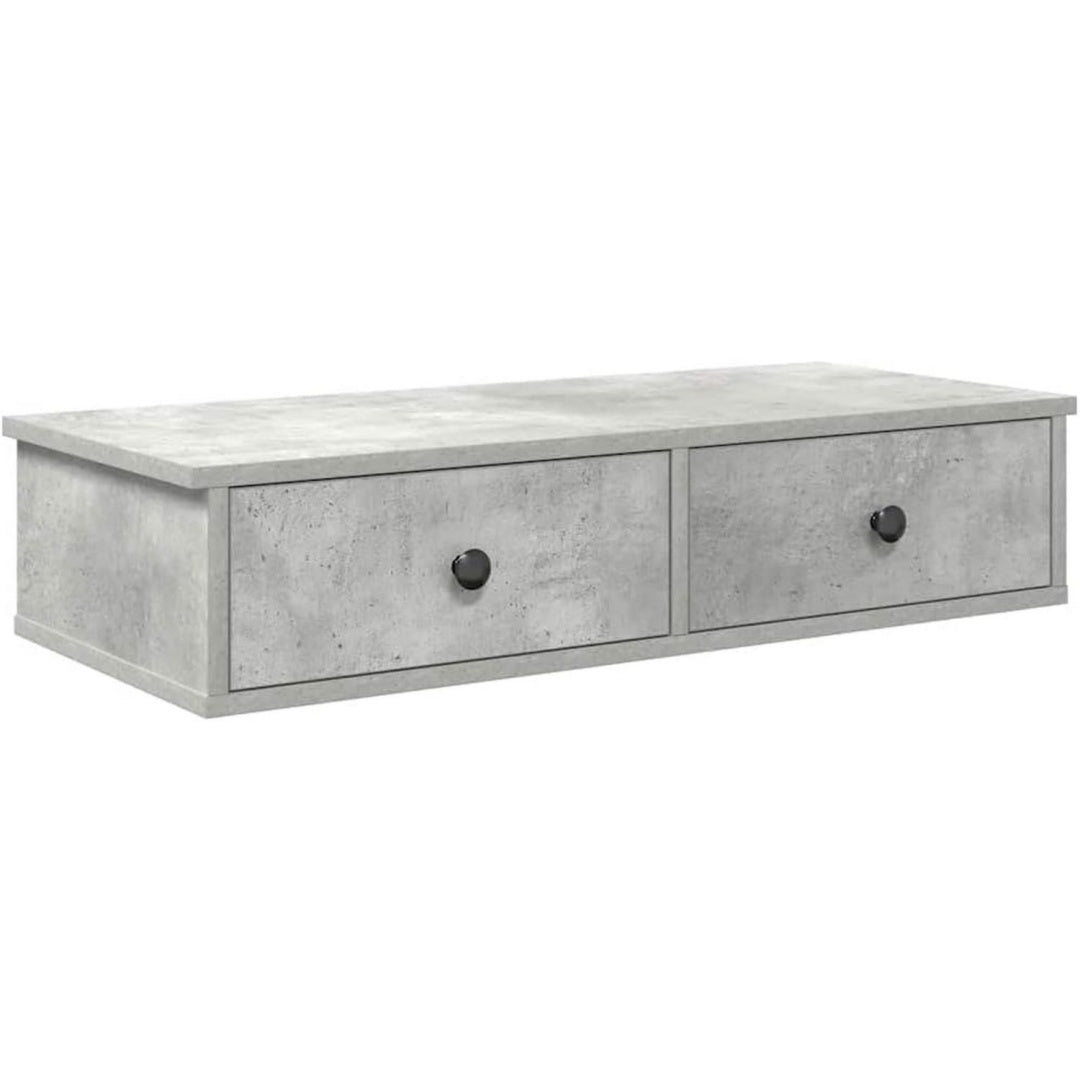 etagere avec rangement gris epuree