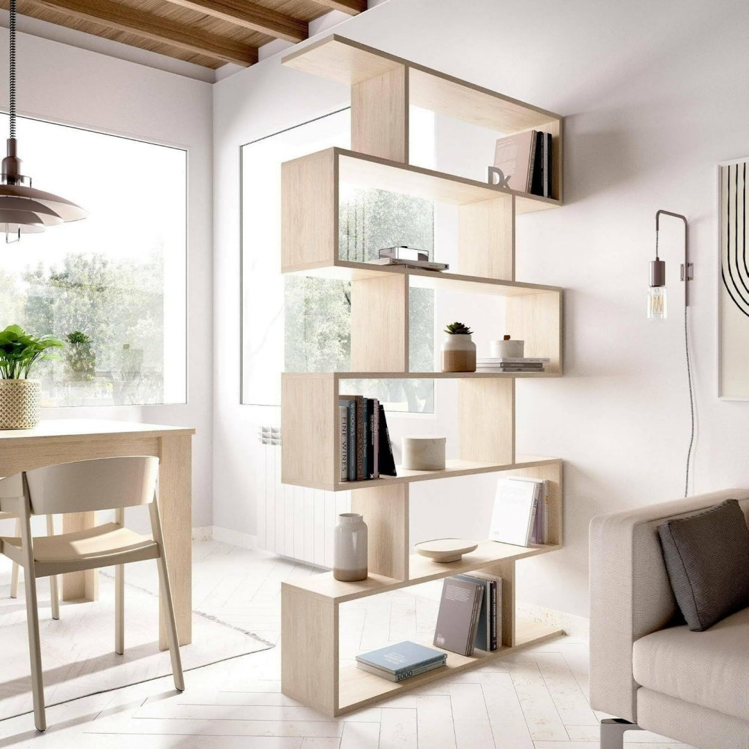 Bibliotheque pratique gris clair